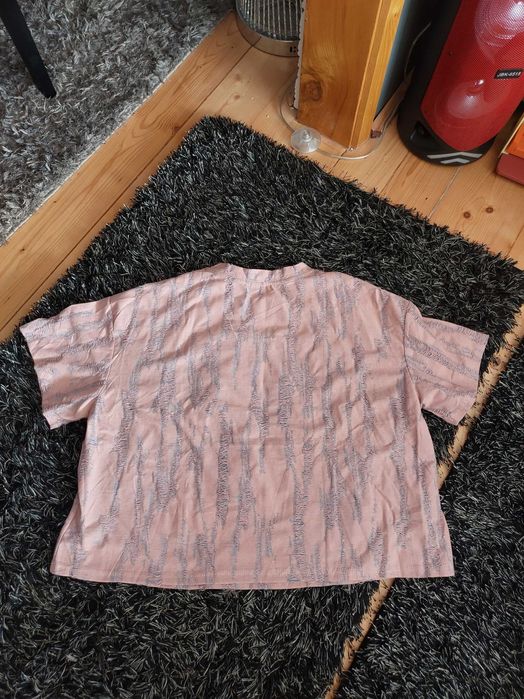 Nowy tshirt pudrowy myszka