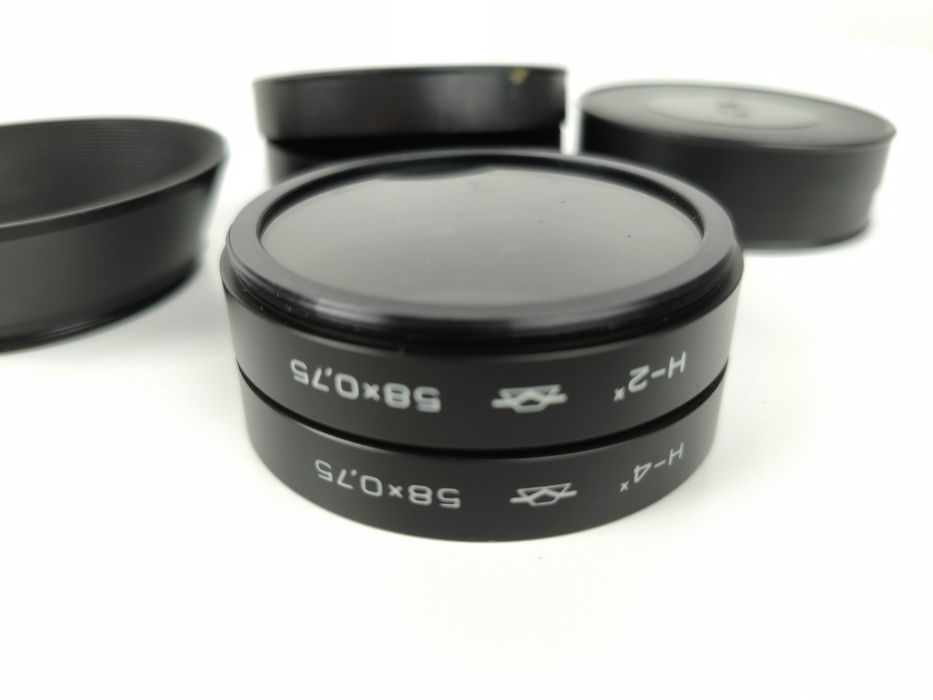 Filtry szare KMZ ND2 i ND4 58mm + Osłona + Etui