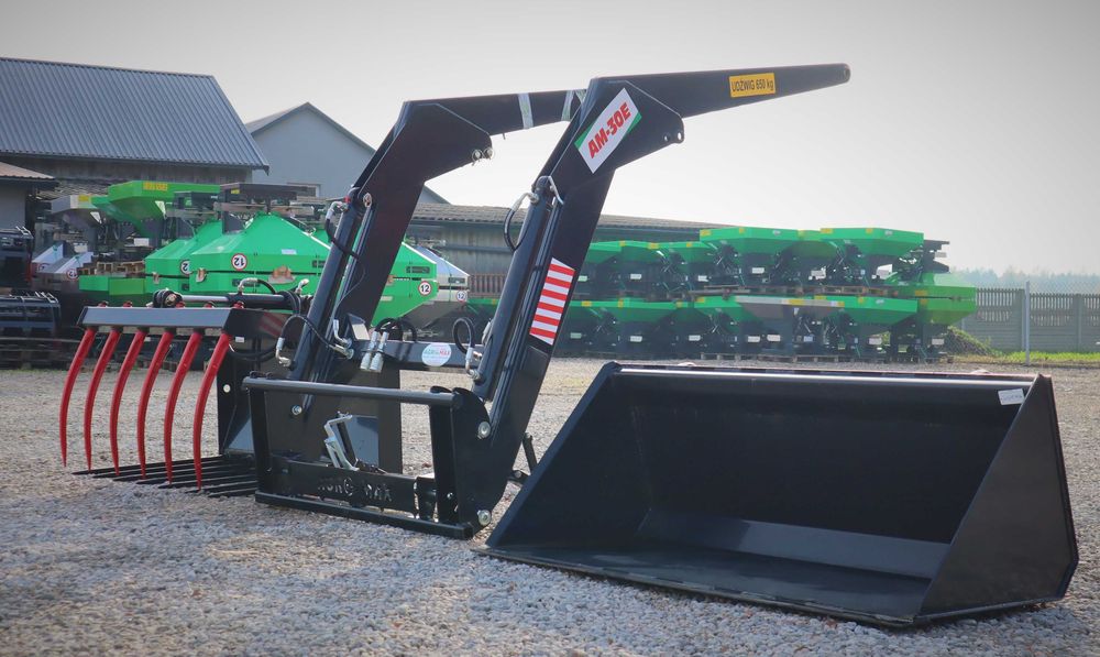 ZESTAW Ładowacz czołowy TUR Agro-Max C-360, MF 255 (krokodyl+łyżka)