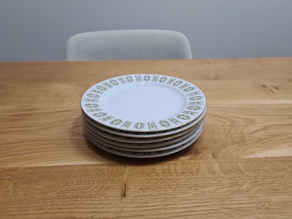 Talerze 6 szt. chińska porcelana (PRL)