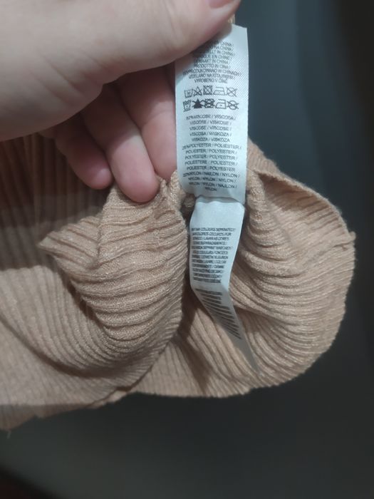 Sweter golf półgolf elastyczny rozmiar S 36