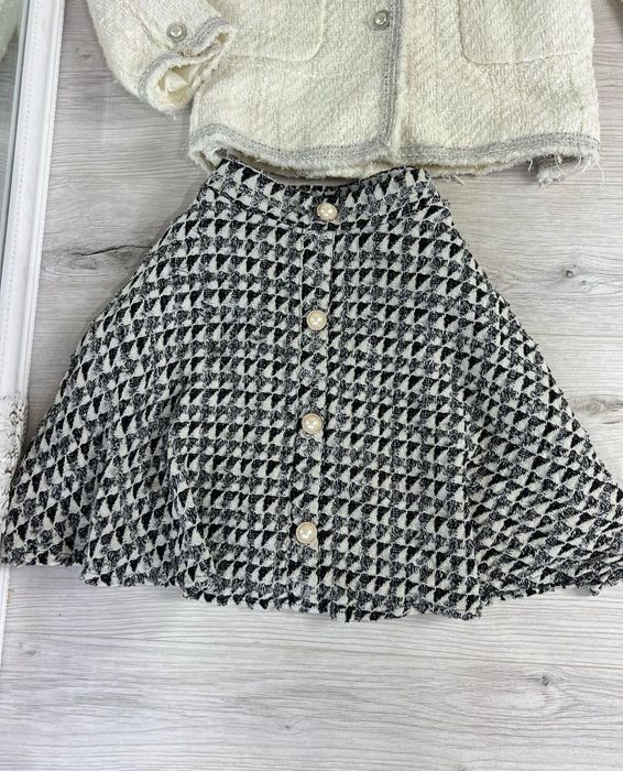 Двідова юбка спідниця клітка