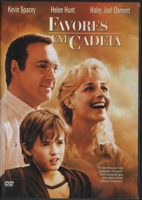 Dvd Favores Em Cadeia - drama - Kevin Spacey/ Helen Hunt - extras