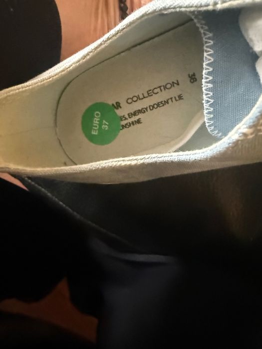 Trampki buty Pull&Bear Women's Blue Trainers rozm. 37