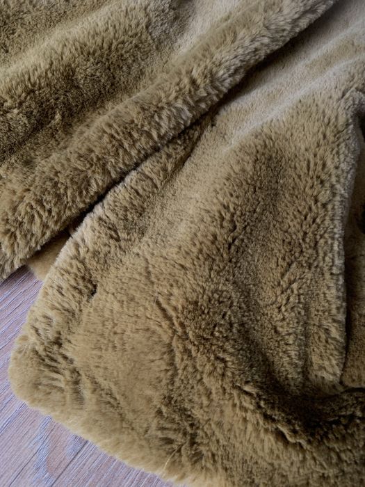 Sztuczne Futerko Zara, kolor musztardowy