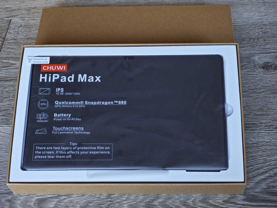 Tablet CHUWI HiPad Max 10.36" 8/128 GB LTE Wi-Fi Czarny
