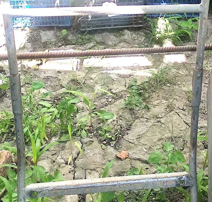 Тачка садовая строительная разборная двухколёсная сделанная в СССР