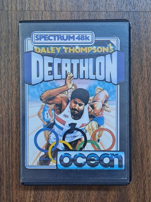 Jogo cassete K7 Sinclair ZX Spectrum Decathlon (original)