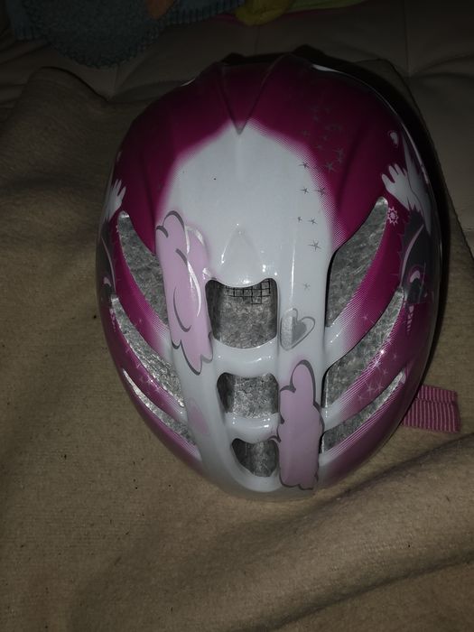 Hello Kitty Kask Dziecięcy i UVEX  w super stanie cena dotyczy wszystk