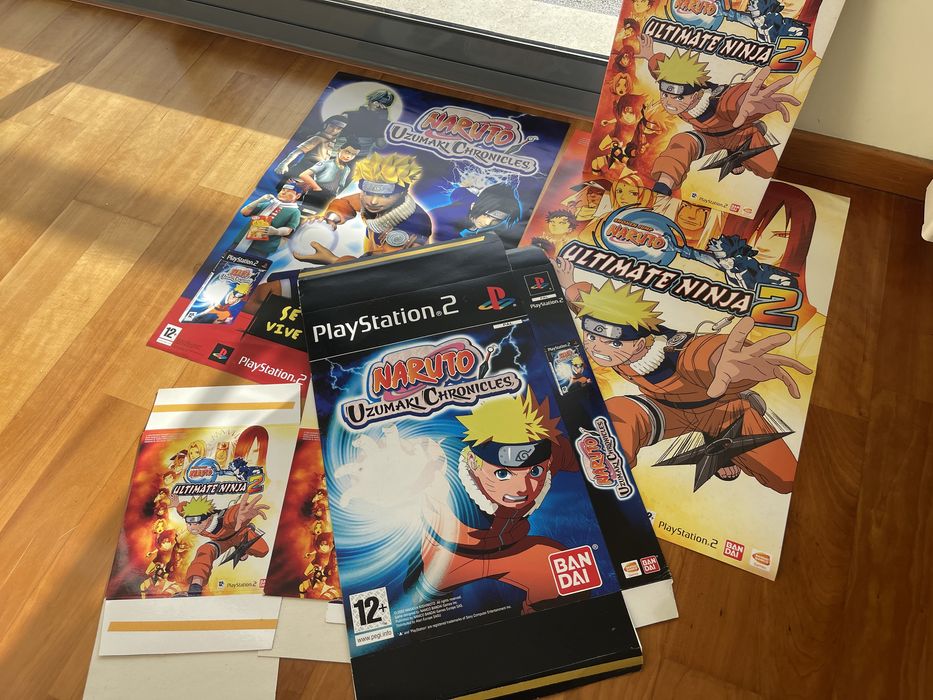 Naruto jogos / material promocional