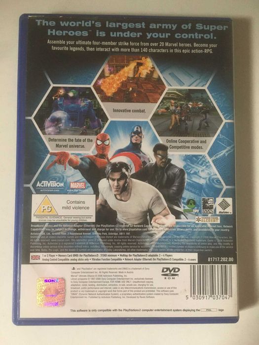 PS2 - Marvel Ultimate Alliance