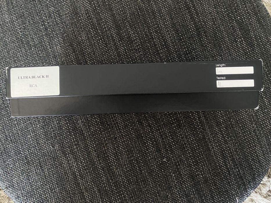 Tellurium Q - Ultra Black 2 - 1m - Rca Cabo de audio