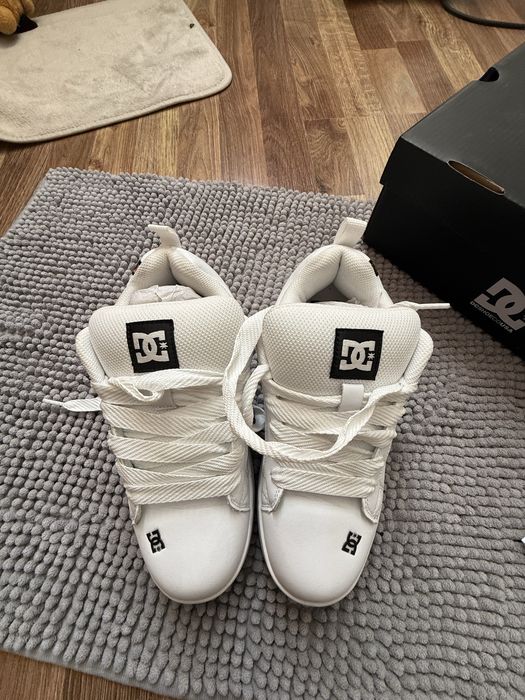 DC Shoes Court Graffik White Дуті Кросівки Кеди Опіум Y2K