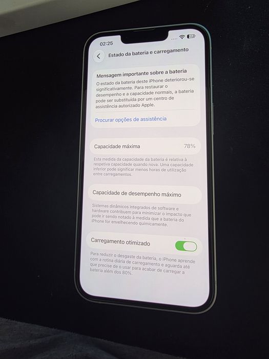 Iphone 13 white 128gb todo de origem ótimo estado