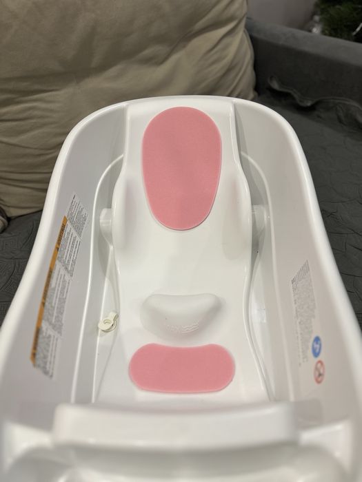 Дитяча ванночка 3 в 1 з анатомічною гіркою для купання