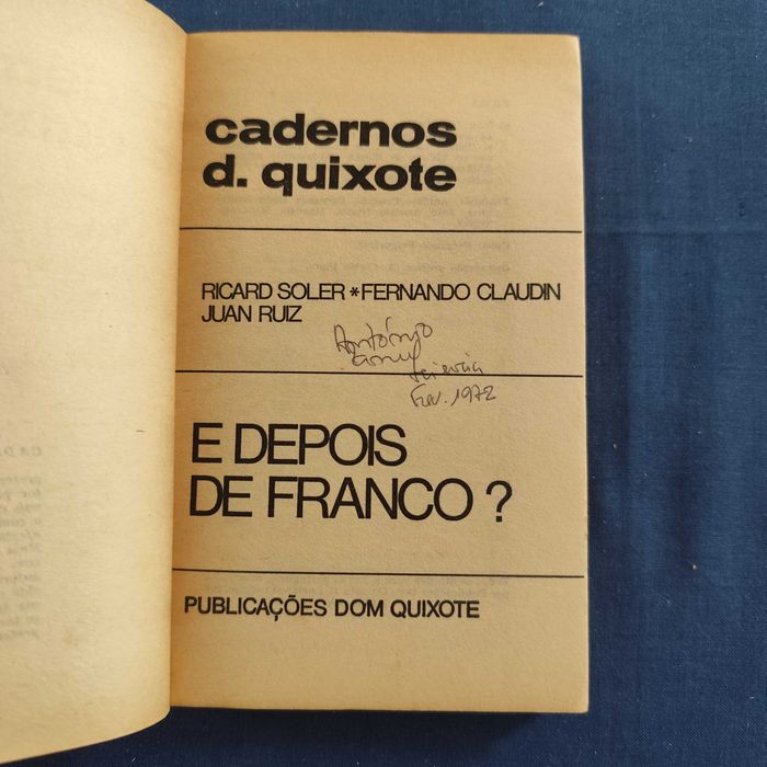 Don Quixote Notebooks 44 - And after Franco?64552554581761121