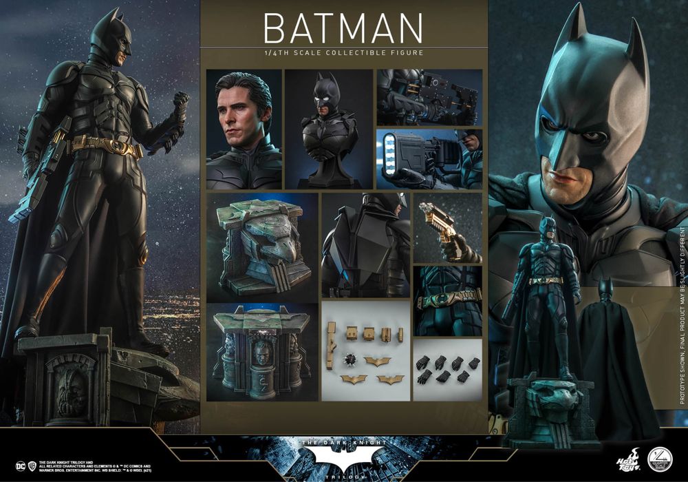 Фигурка 1/4 hot toys qs 19 THE DARK KNIGHT TRILOGY – BATMAN