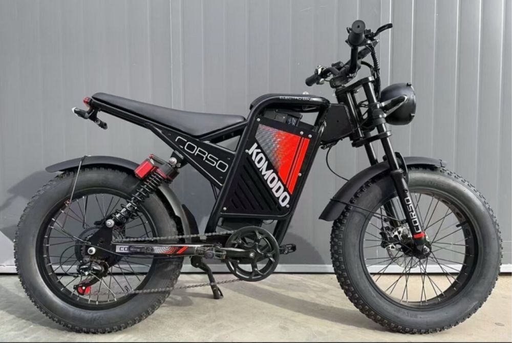 Електрофетбайк Corso Komodo 20 1000W 48V 21Ah електровелосипед новий