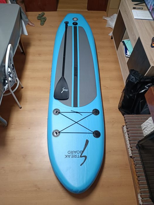 Conjunto de Stand Up Paddle STREAK BOARD Azul (305x76x15cm)