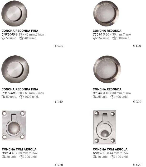 Dobradiça,Batente,fecho,concha, visor,chapa correio, para porta