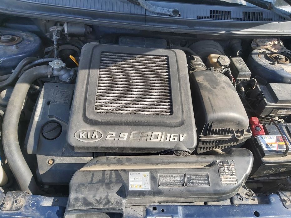 kia canival maska zderzak lampa części 2.9 crdi
