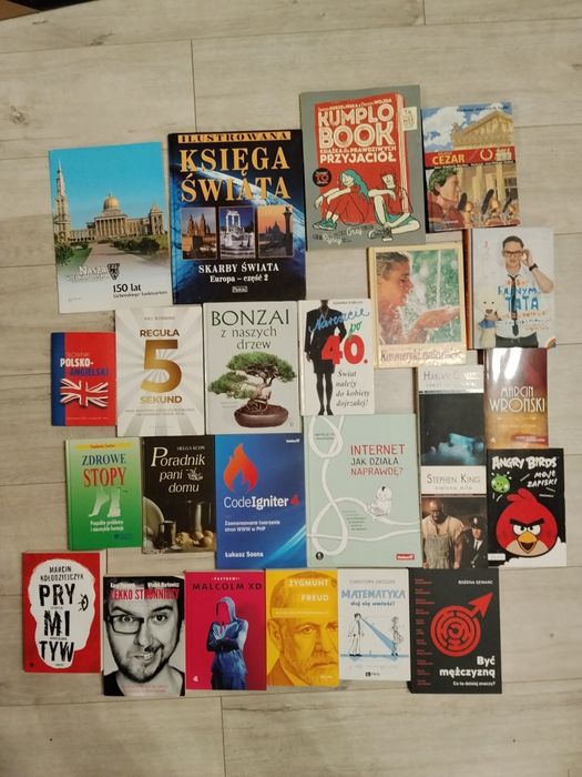 24 książki konplet lekko stronniczym Zygmunt Freud zielona mila + gra