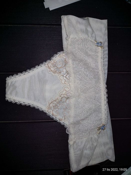 Figi damskie stringi r. S , Kinga, nowe