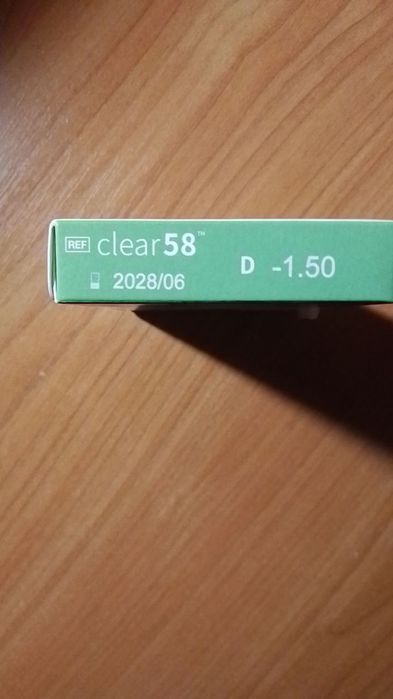 Контактні лінзи clear58