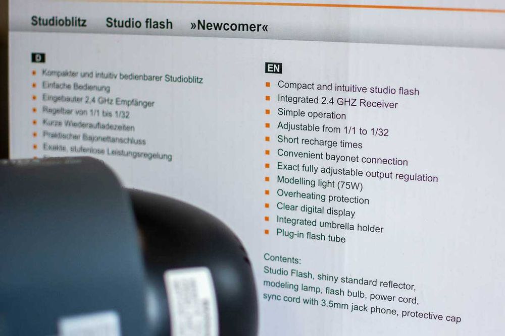 Flash Walimex Pro 300, como NOVO!