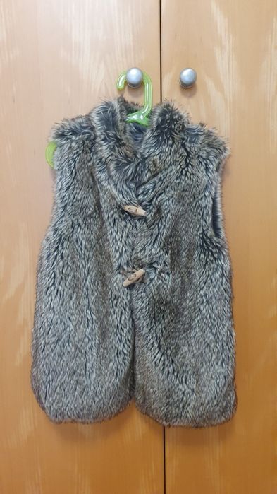 Colete de pêlo para menina
