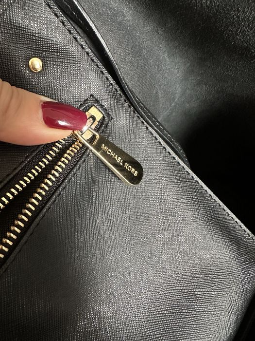 Michael Kors czarna torebka worek shopper oryginalna
