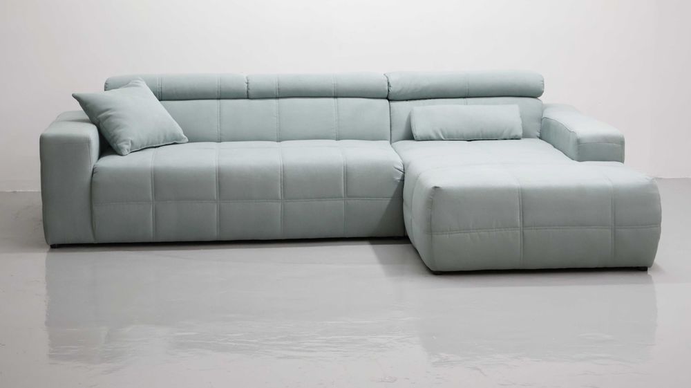 TKA Narożnik regulowane zagłówki szałwiowy kolor rogówka kanapa sofa