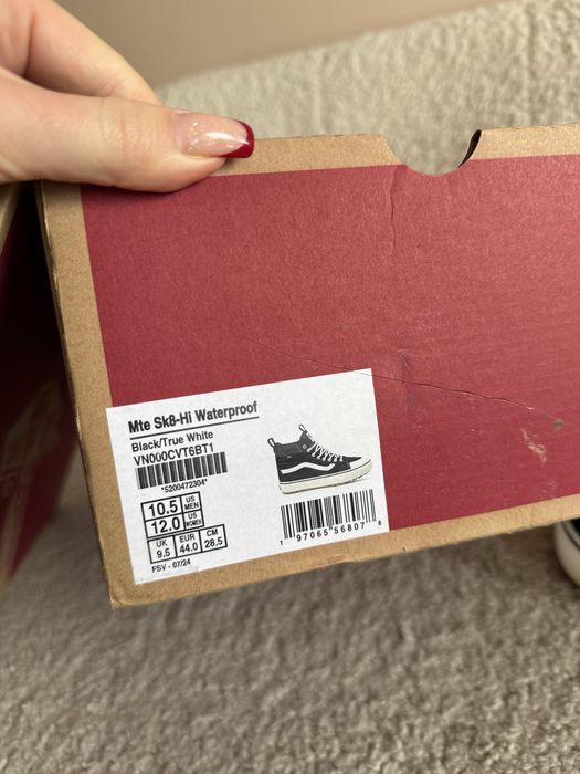 Кросівки кеди Vans Mte SK8 Hi Waterproof 44p