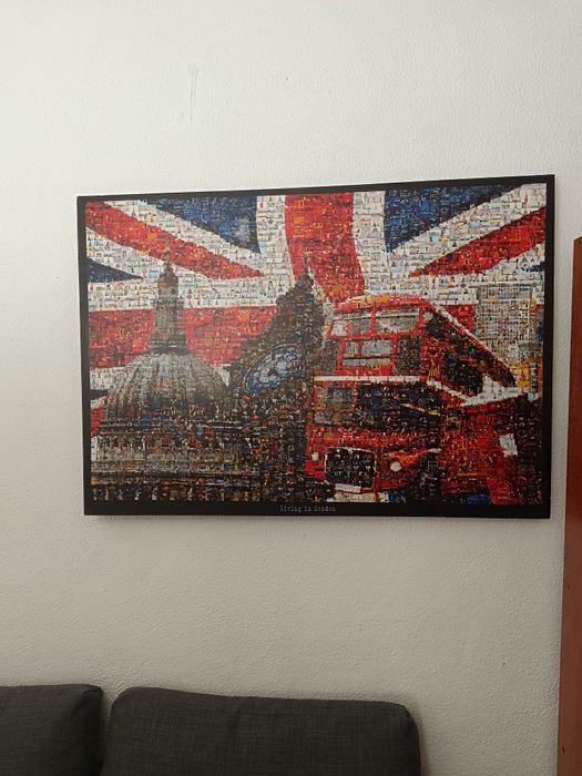 Vendo o quadro de Londres em bom estado