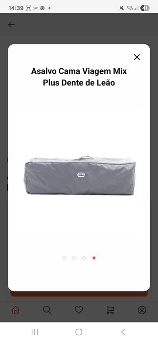 Cama de viagem ou parque para brincar