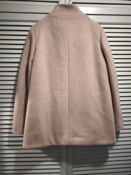 Rogoza płaszcz damski, pudrowy rozmiar M