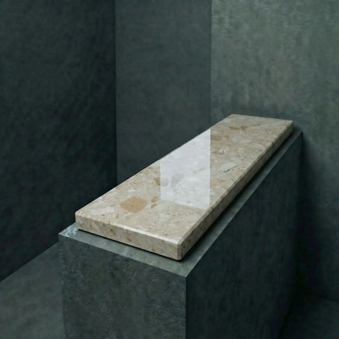 Parapet aglomarmur Botticino 4cm/ 4 sztuki
