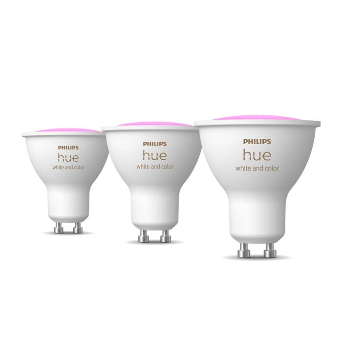 3x Żarówka LED Philips Hue White and Colour Ambiance GU10 400lm