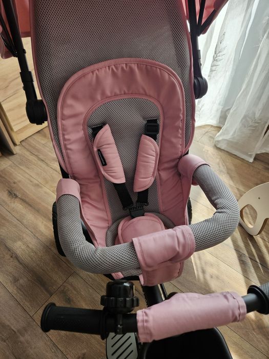 Rowerek trójkołowy kinderkraft różowy