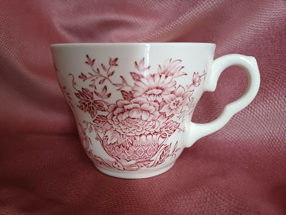 Чашки Villeroy&Boch красные Fasan,английские чашки