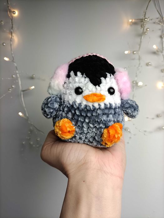 Pingwinek, pluszak handmade