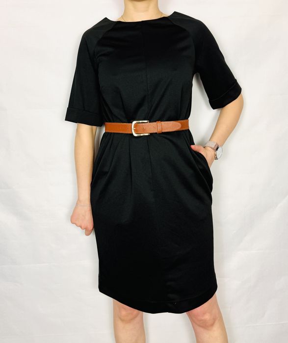 Czarna sukienka z kieszeniami S/M 36/38