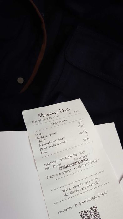 NOVO c/ Etiqueta - Casaco Massimo Dutti - Homem