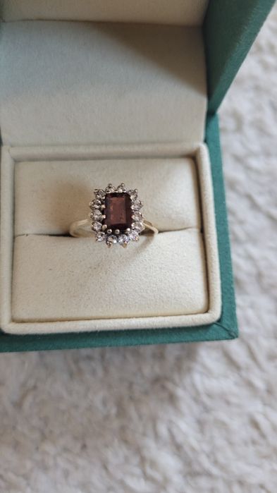 Pierścionek złoty styl wiktoriański