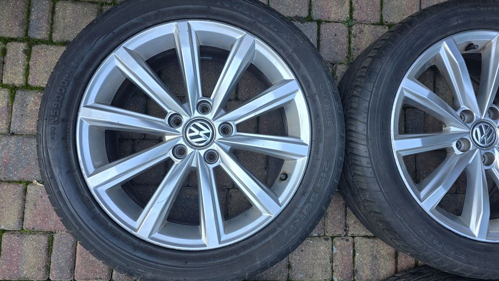 Komplet kół koła felgi VW Passat 17" opony letnie ie 215/50/17
