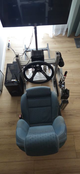 Zestaw simracing fanatec cls dd 8Nm simjack alu rig gotowy do zabawy