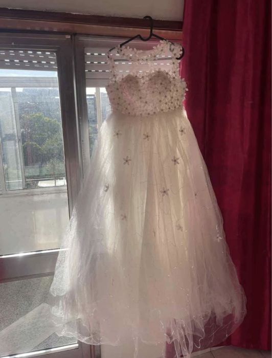 Vestido de noiva completo