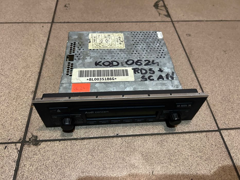 Radio concert cd audi a4 b6 plus kod
