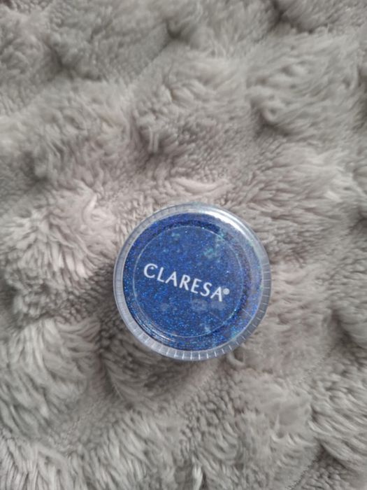 Pyłek do paznokci niebieski