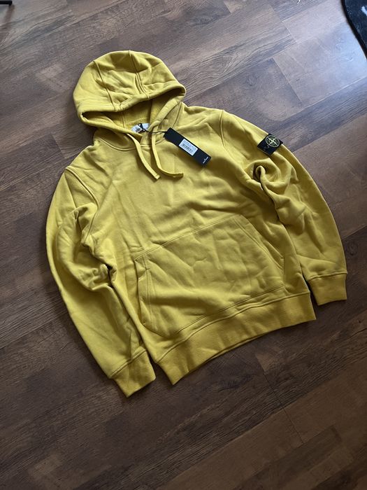 Stone island yellow Brushed Cotton L Original